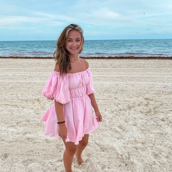 COPY - Peppermayo mini puff sleeve dress - Picture 1 of 3